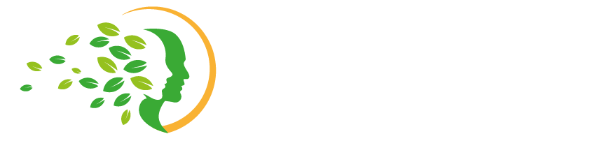 Anti Aging & Ketamine Center logo featuring a silhouette of a face with leaves, symbolizing health and wellness.